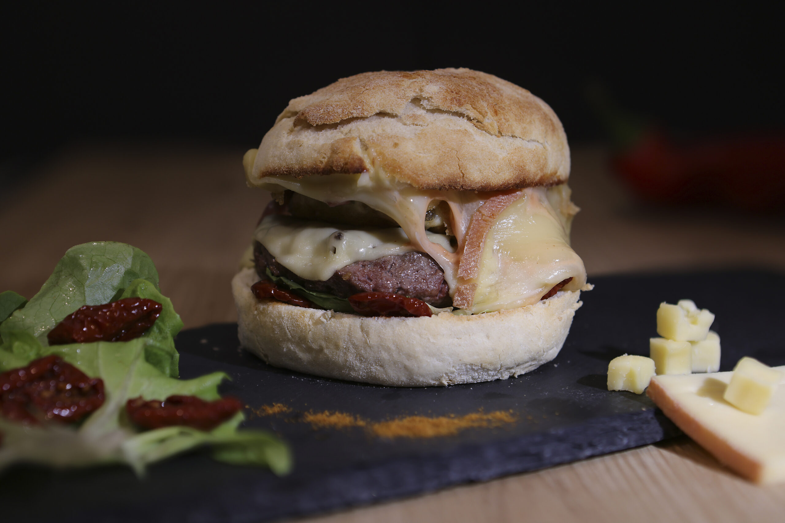 Burger M'Burger prêt à déguster
